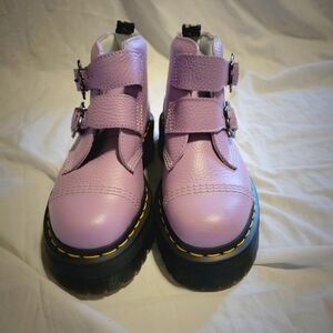 Dr. Martens Lilac Leather Boots